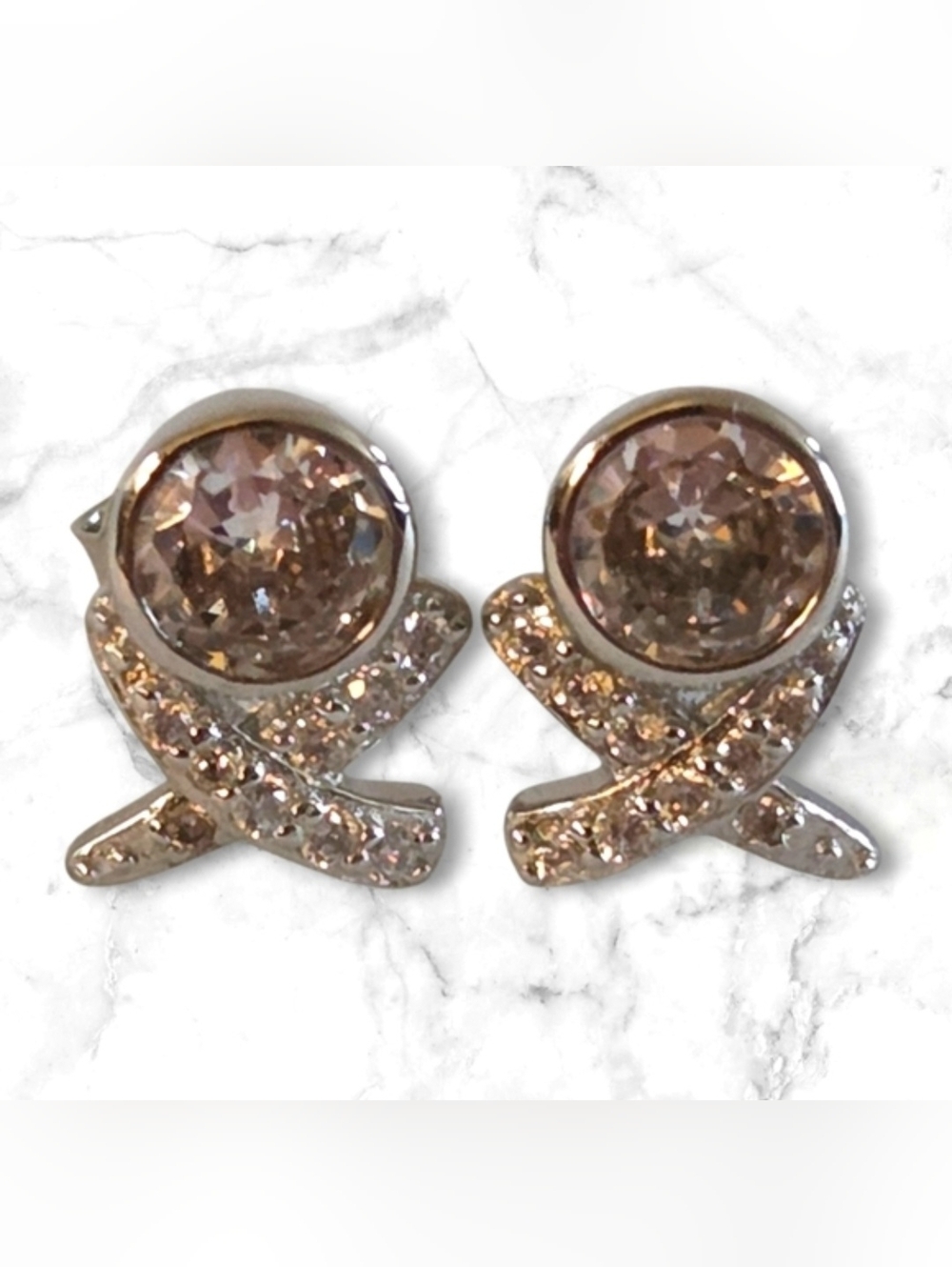 Charmed Aroma Sterling Silver Stud Earrings
